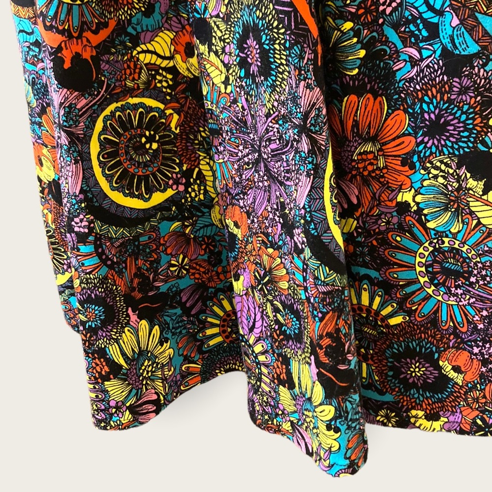 EUC vintage Nooworks Brazilian Flowers Dress - Picture 13 of 15